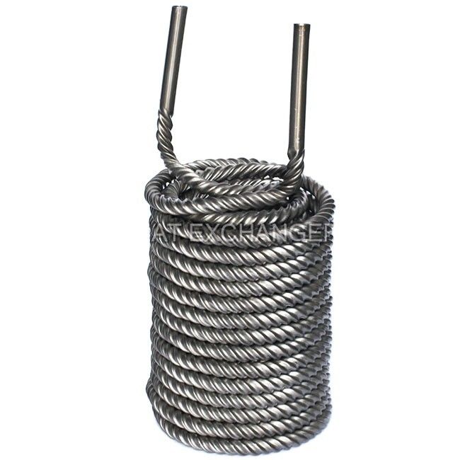 طومار خنک کننده تیتانیوم درجه TA1 9.52mm 12.7mm 16mm 19mm برای انتقال گرما