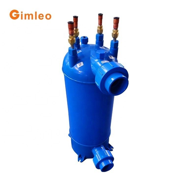 مبادله گرما تیتانیوم لوله PVC پوسته استخر برای پمپ گرما استخر شنا MHTA-15