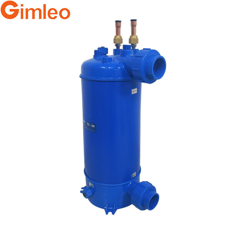 Gimleo MHTA-5 مبادله گرما آب دریا راه حل نهایی برای تبدیل استخر 330*240*650mm و 7.5m3/H جریان آب