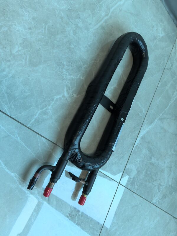 فولاد ضد زنگ HVAC مبادله گرما کوکسیال ارائه 3 4 اینچ اتصال آب سازگار با دستگاه های مختلف HVAC