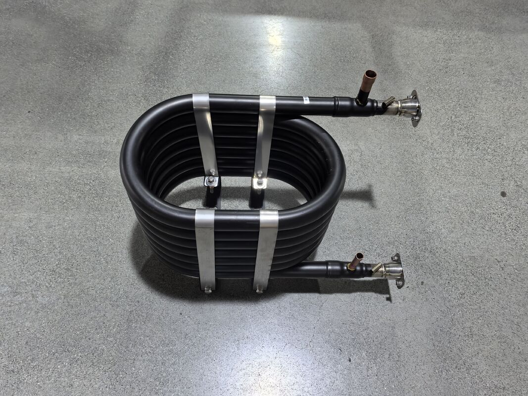 حداکثر فشار کار 5.2MPa مبادله گرما هم محوری سازگار با مواد خنک کننده R22 R134a R407c و R410a محلول انتقال حرارتی