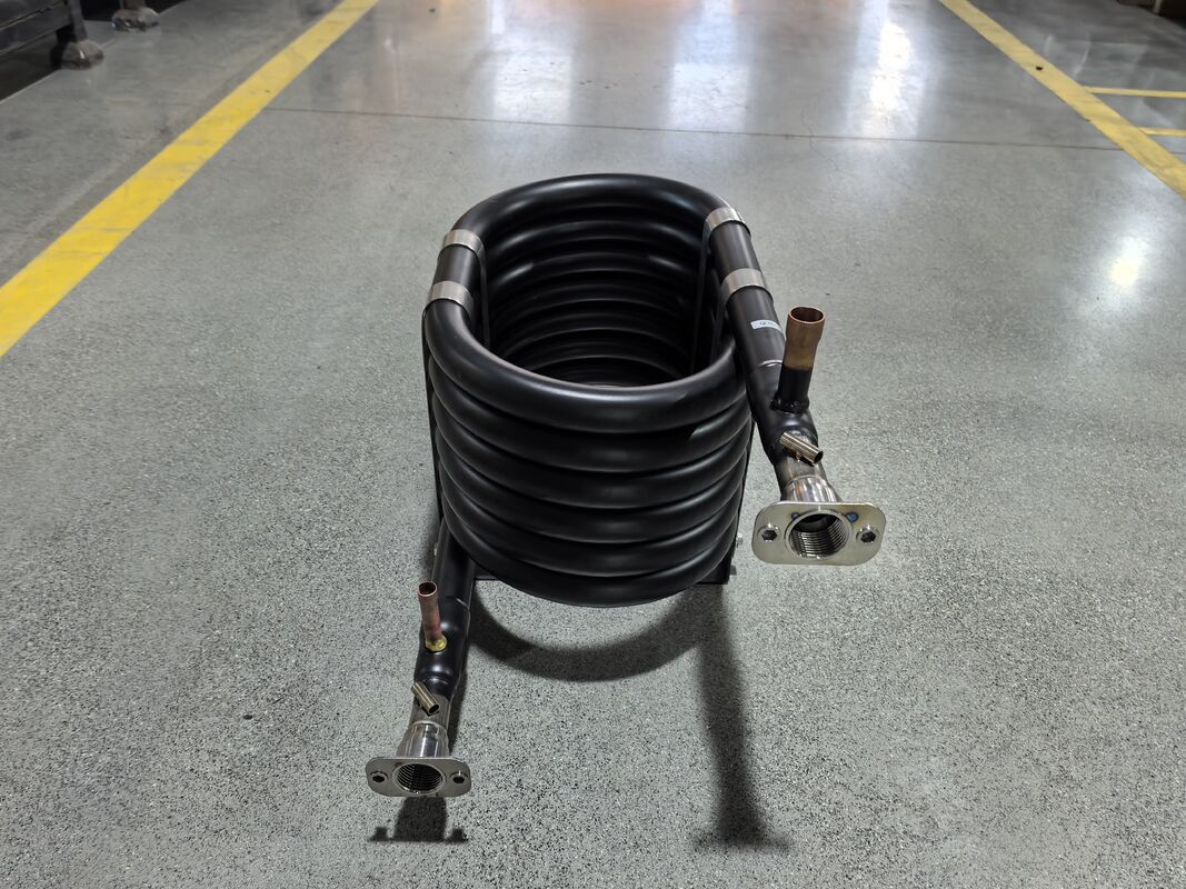 ظرفیت گرمایش 6 تا 300 کلو وات مبادله گرما هم محوری که در محدوده دمای منفی 50 تا 150 درجه سانتیگراد کار می کند