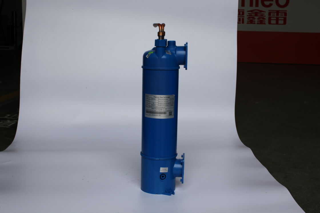 تبادله گرما تیتانیومی برای گرمایش و خنک سازی طراحی شده برای بین 0 تا 40 درجه سانتیگراد با نیاز کم به نگهداری