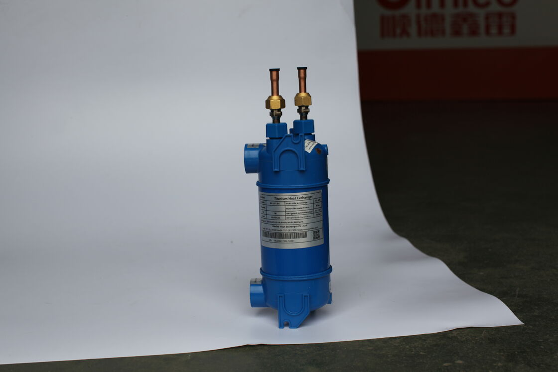 تبادله گرما تیتانیومی برای گرمایش و خنک سازی طراحی شده برای بین 0 تا 40 درجه سانتیگراد با نیاز کم به نگهداری