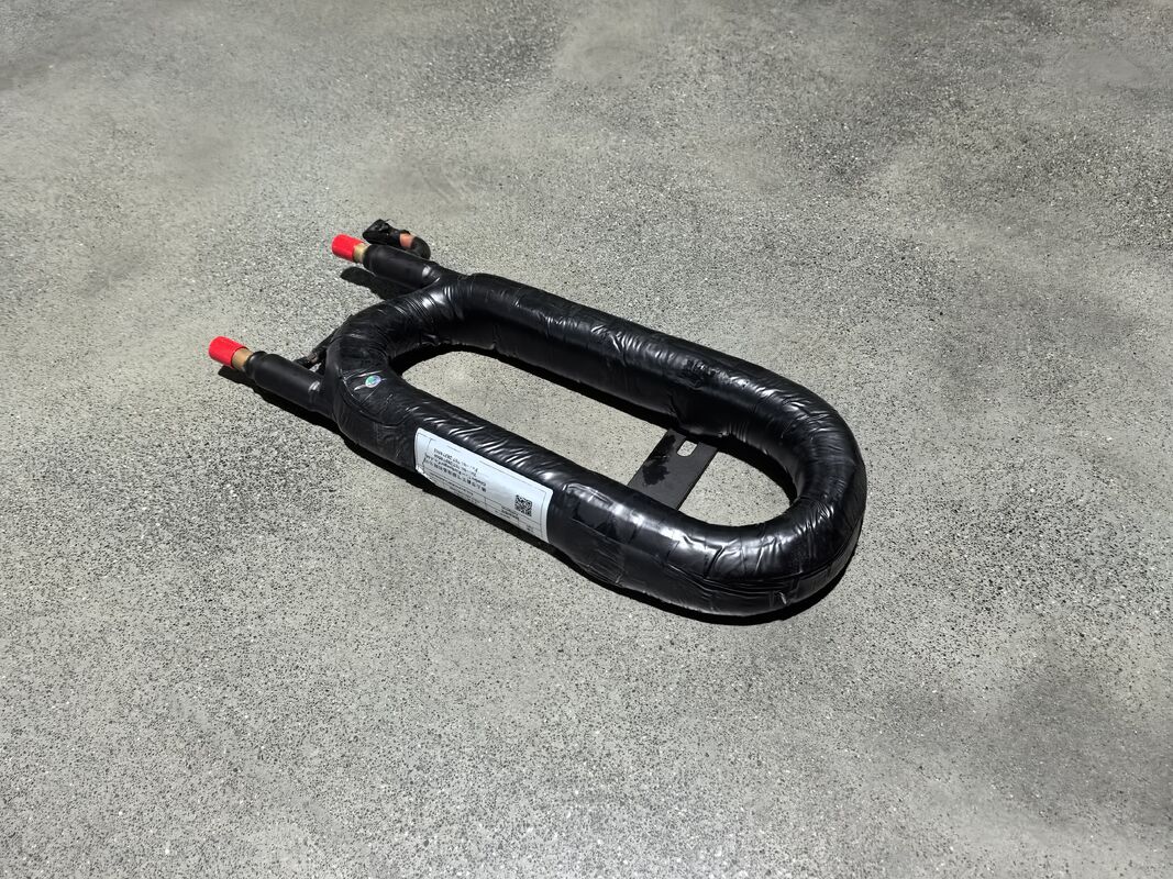 20°C تا 65°C محدوده دمای کاری مبادله گرما کواکسیال با عرض 140 میلی متر و منطقه انتقال گرما متغیر برای کاربردهای صنعتی