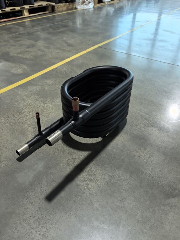 مبادله گرما کواکسیال فولاد ضد زنگ با فشار جانبی آب 1.0Mpa و خروجی خنک کننده سفارشی برای سیستم های HVAC