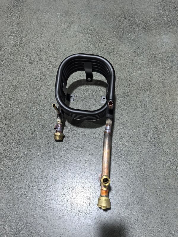 مبادله گرما کواکسیال دریایی فولاد کربن آسان برای تمیز کردن قوی ماندگار برای انتقال گرما کارآمد