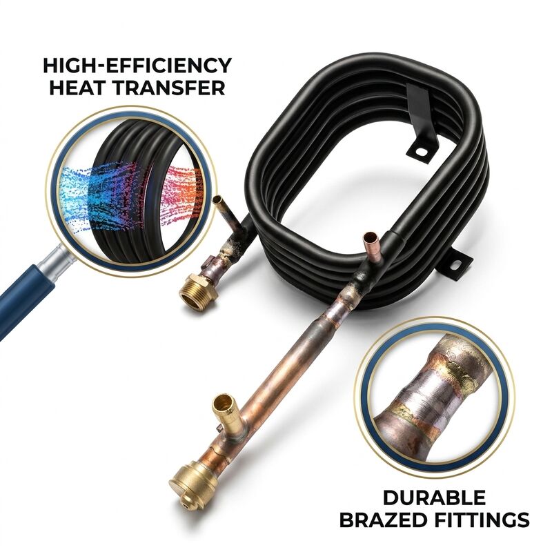 مبادله گرما کواکسیال ضد خوردگی با نگهداری کم برای سیستم خنک کننده HVAC