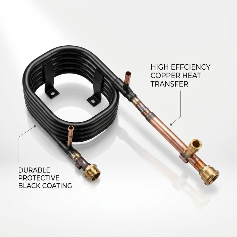 مبادله گرما کواکسیال سفارشی HVAC 4.2MPa طرف خنک کننده 1.0MPa طرف آب بخار دهنده تهویه کننده کم نگهداری